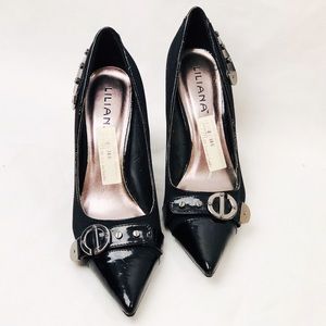 LILANA Black Stilettos (size runs small)